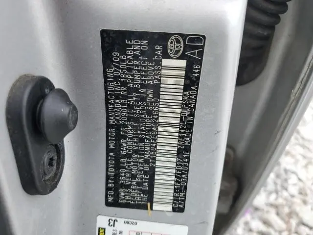 2010 TOYOTA COROLLA BASE  