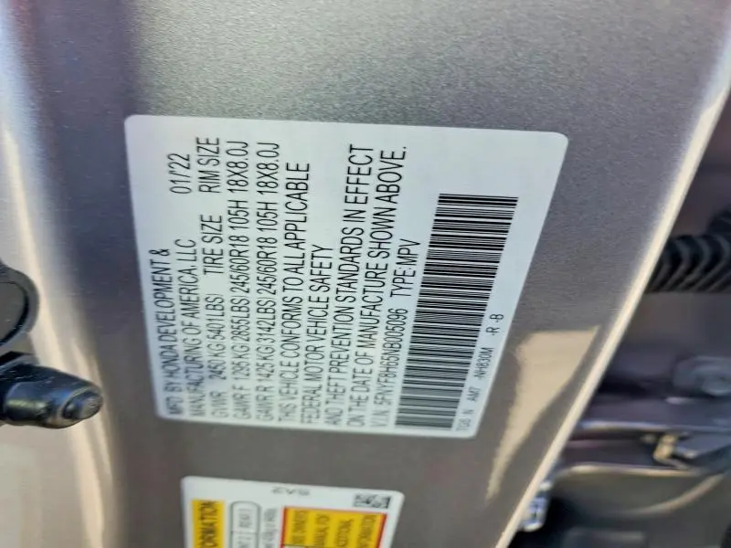 2022 HONDA PASSPORT TRAIL SPORT  