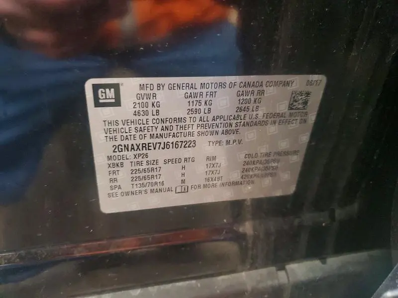 2018 CHEVROLET EQUINOX LS  