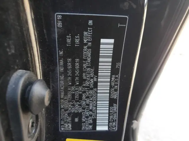 2019 TOYOTA HIGHLANDER SE  