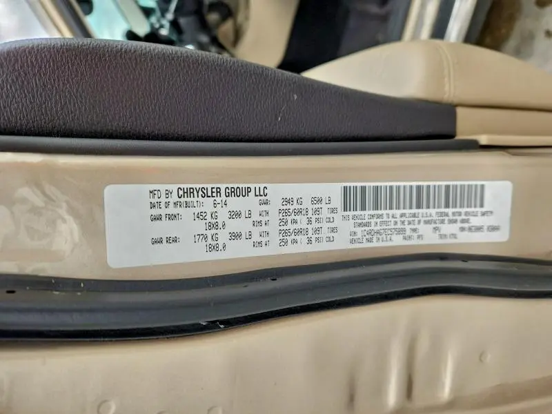 2014 DODGE DURANGO SXT  