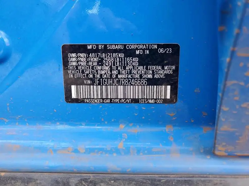 2024 SUBARU IMPREZA RS  