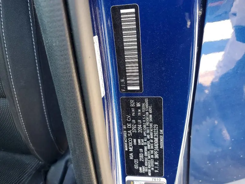 2021 KIA FORTE LXS  