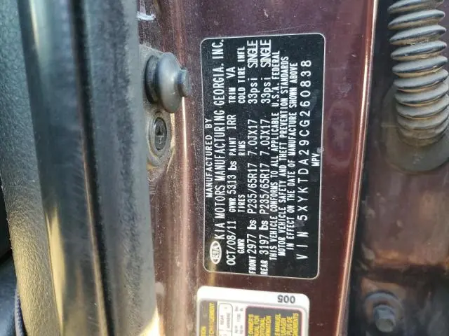 2012 KIA SORENTO BASE  