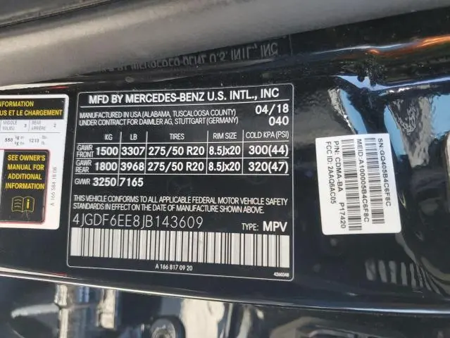 2018 MERCEDES-BENZ GLS 450 4MATIC  