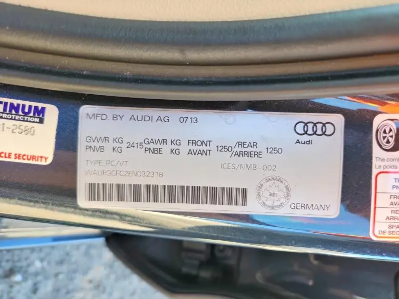 2014 AUDI A6 PREMIUM PLUS  