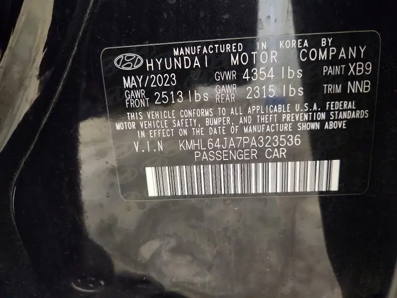 2023 HYUNDAI SONATA SEL  