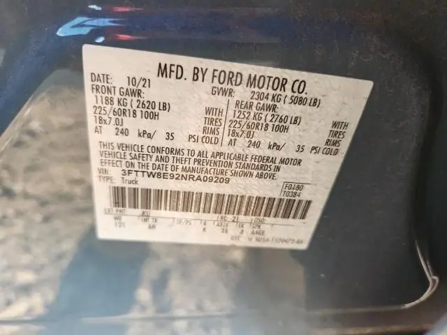 2022 FORD MAVERICK XL  