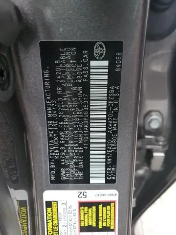 2023 TOYOTA CAMRY SE NIGHT SHADE  