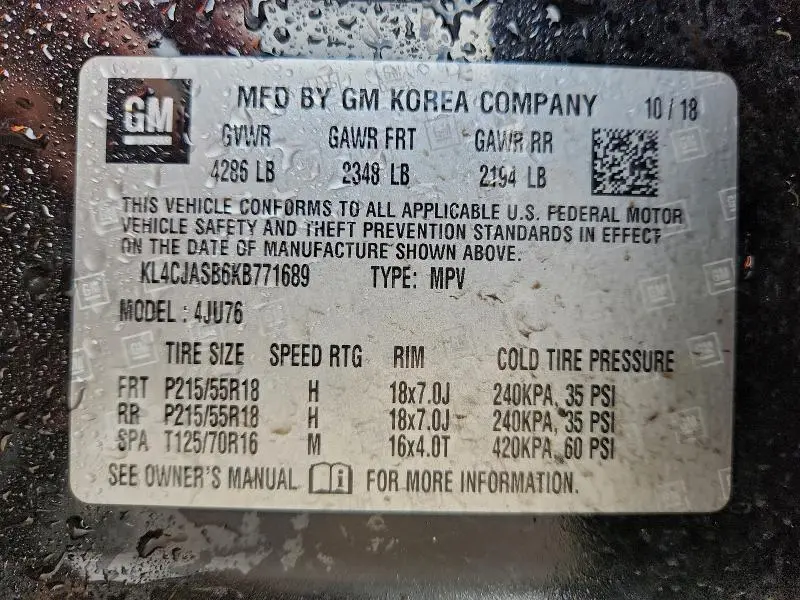 2019 BUICK ENCORE PREFERRED  