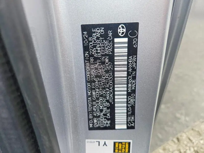 2024 TOYOTA PRIUS LIMITED  