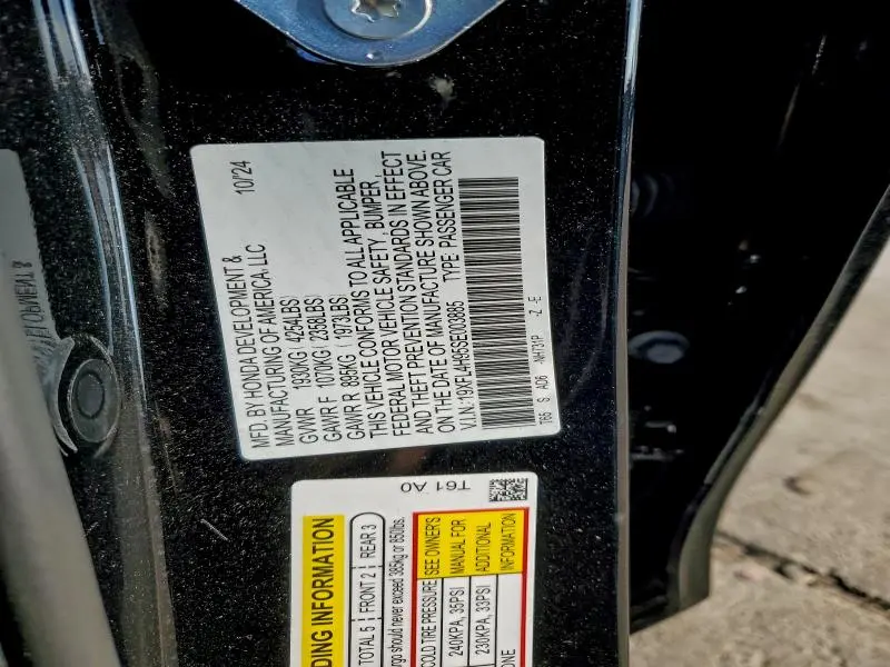 2025 HONDA CIVIC SPORT TOURING  