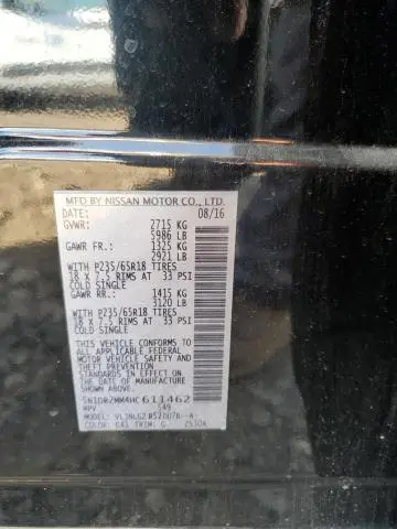 2017 NISSAN PATHFINDER S  