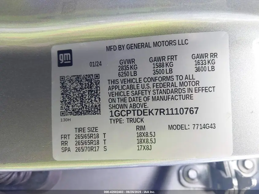 2024 CHEVROLET COLORADO 4WD Z71