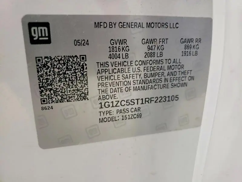 2024 CHEVROLET MALIBU LS  