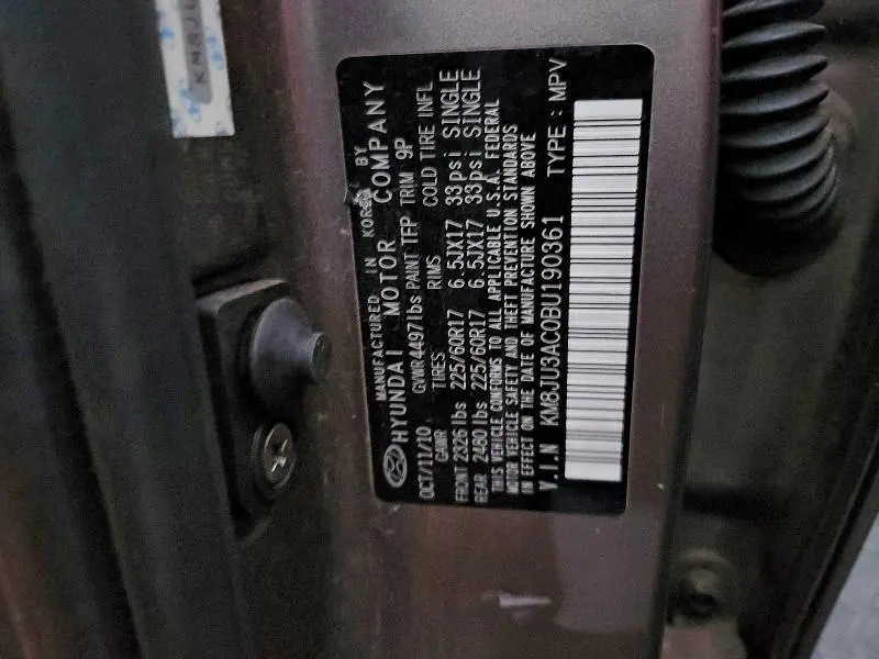 2011 HYUNDAI TUCSON GLS  