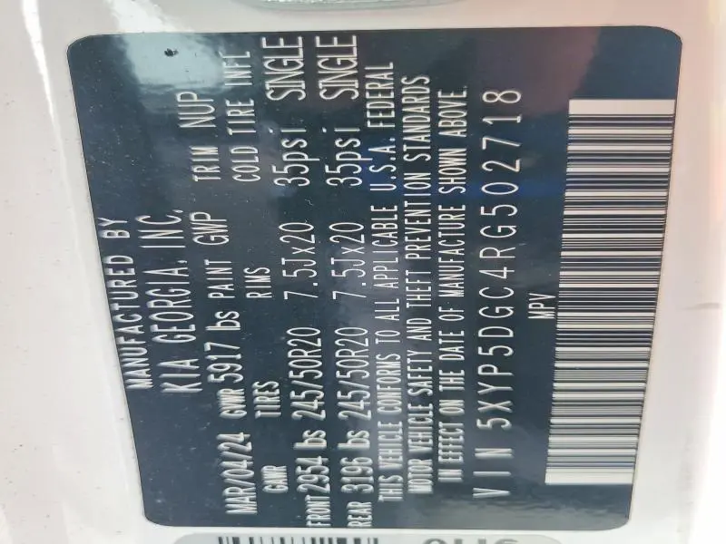 2024 KIA TELLURIDE SX-PRESTIGE  