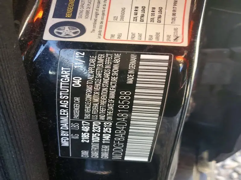 2013 MERCEDES-BENZ C 300 4MATIC  