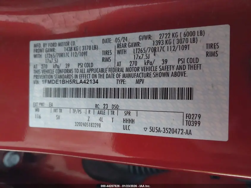 2024 FORD BRONCO BLACK DIAMOND