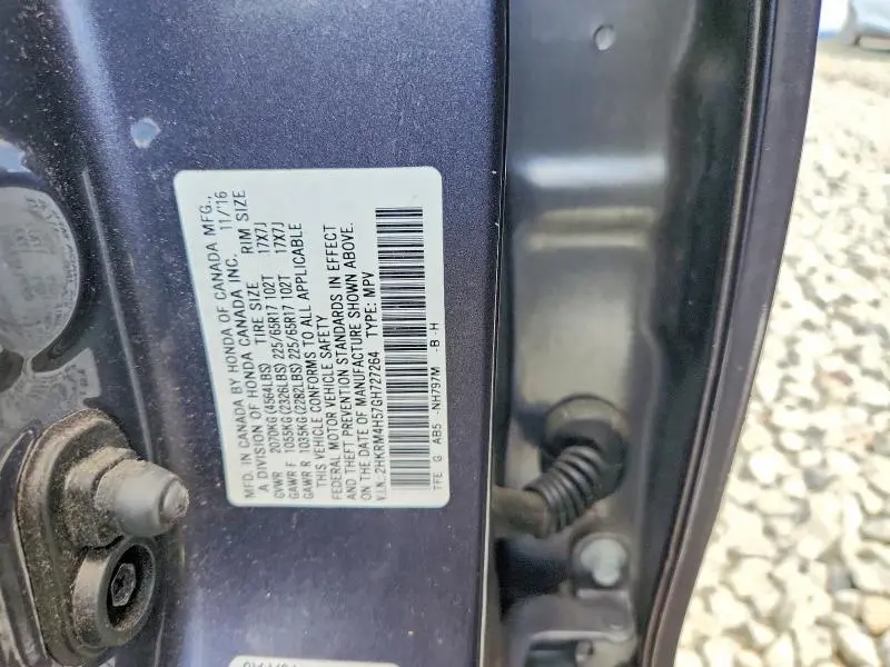 2016 HONDA CR-V EX  