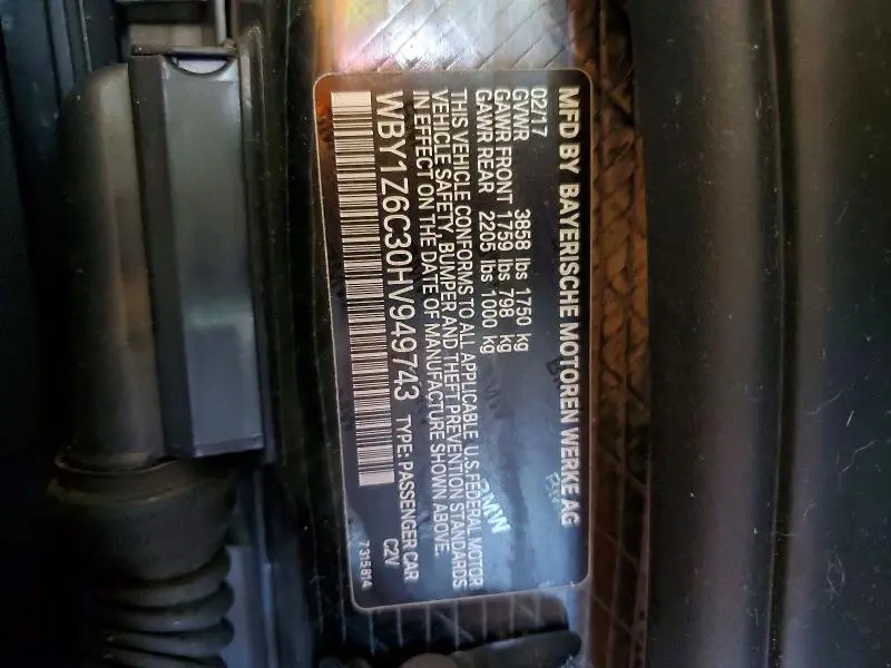 2017 BMW I3 BEV  