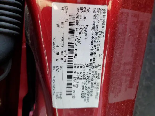 2015 FORD FOCUS SE  