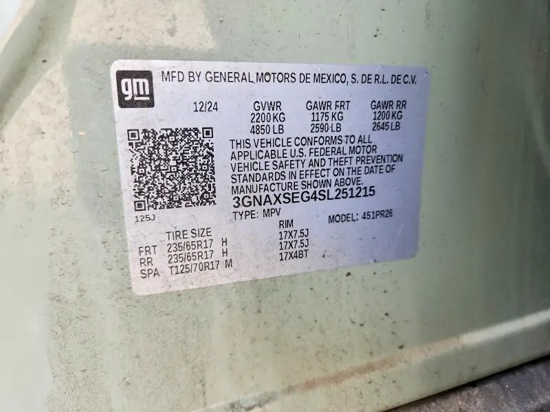 2025 CHEVROLET EQUINOX ACTIV  