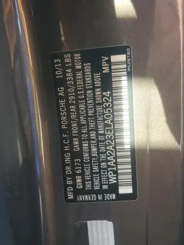 2014 PORSCHE CAYENNE