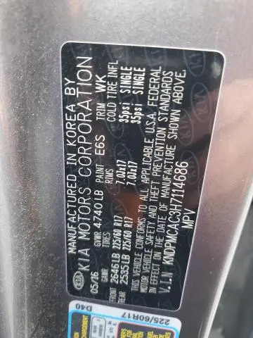 2017 KIA SPORTAGE LX  