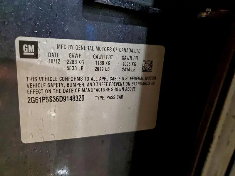 2013 CADILLAC XTS LUXURY COLLECTION  