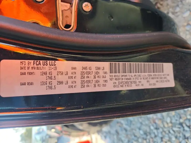 2019 DODGE JOURNEY SE  