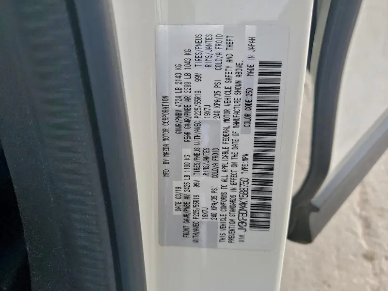 2019 MAZDA CX-5 GRAND TOURING  