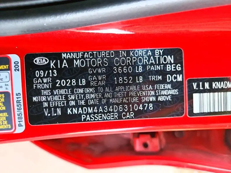 2013 KIA RIO LX  