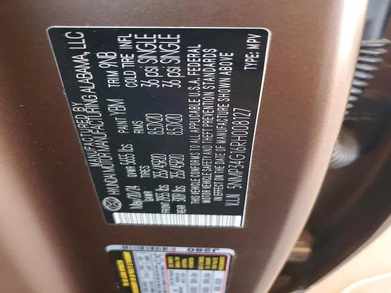 2024 HYUNDAI SANTA FE LIMITED  