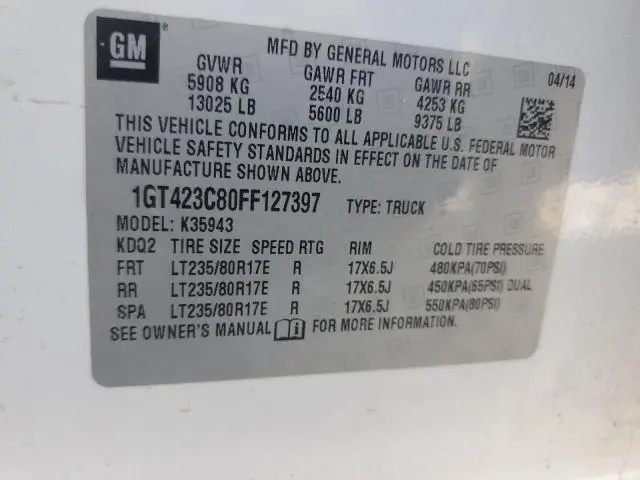 2015 GMC SIERRA K3500 SLT  