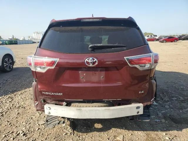 2016 TOYOTA HIGHLANDER LE  
