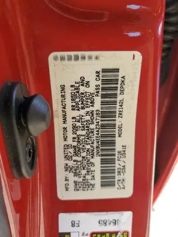 2010 TOYOTA COROLLA BASE  