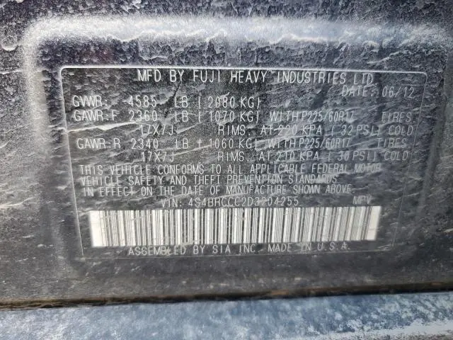 2013 SUBARU OUTBACK 2.5I PREMIUM  