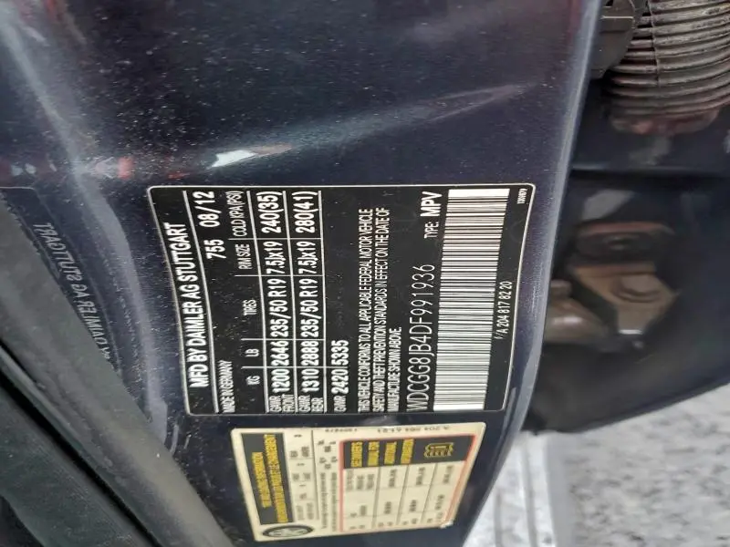 2013 MERCEDES-BENZ GLK 350 4MATIC  