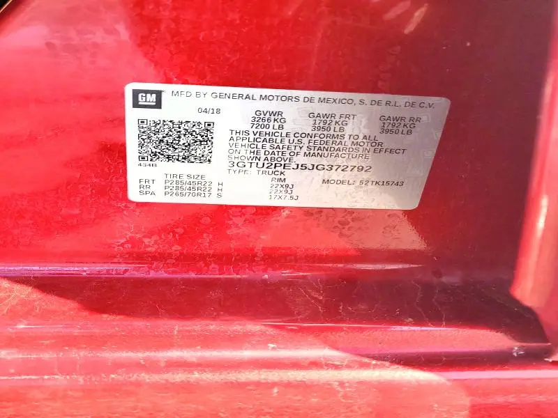 2018 GMC SIERRA K1500 DENALI  