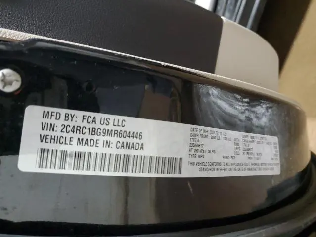 2021 CHRYSLER PACIFICA TOURING L  