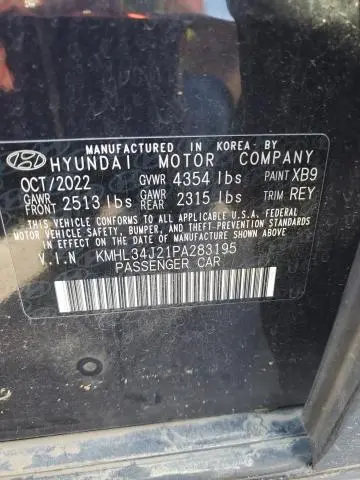 2023 HYUNDAI SONATA LIMITED  