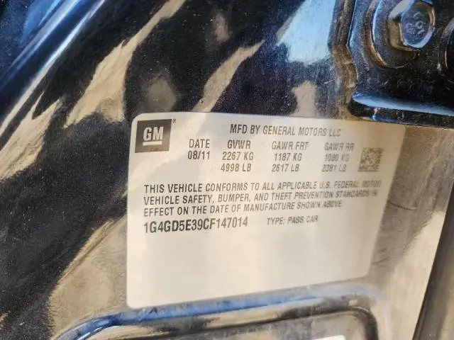 2012 BUICK LACROSSE PREMIUM  