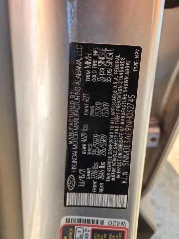 2022 HYUNDAI TUCSON LIMITED  