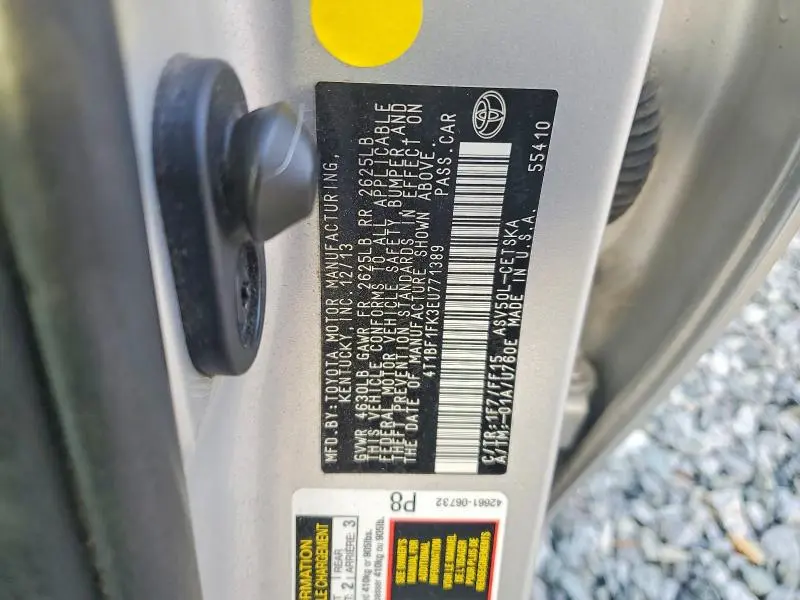 2014 TOYOTA CAMRY SE SPORT  