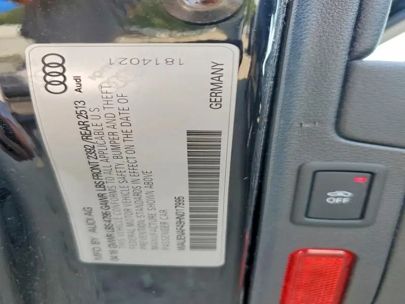 2017 AUDI A4 PREMIUM PLUS  
