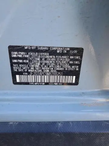 2021 SUBARU CROSSTREK PREMIUM