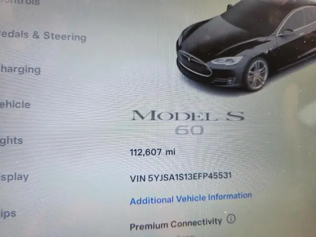 2014 TESLA MODEL S   