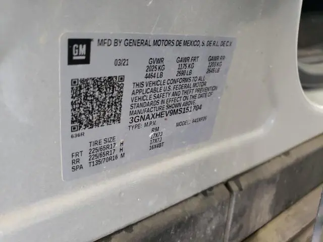 2021 CHEVROLET EQUINOX LS  