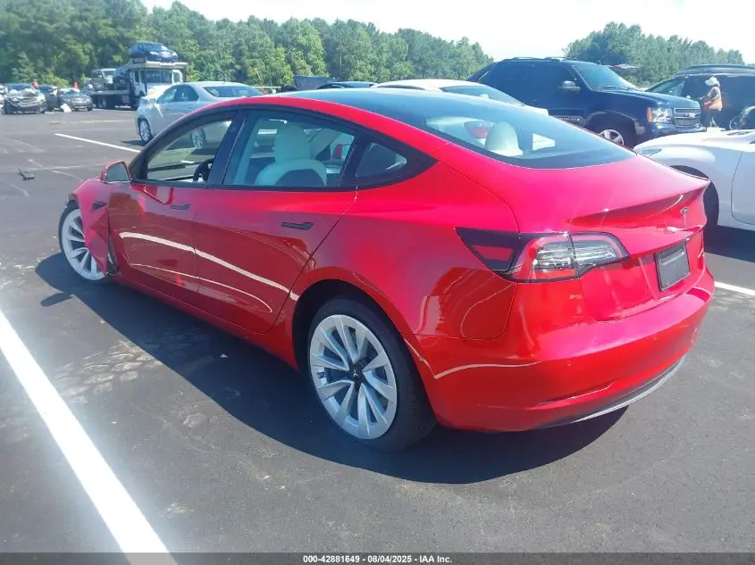2022 TESLA MODEL 3 LONG RANGE DUAL MOTOR ALL-WHEEL DRIVE